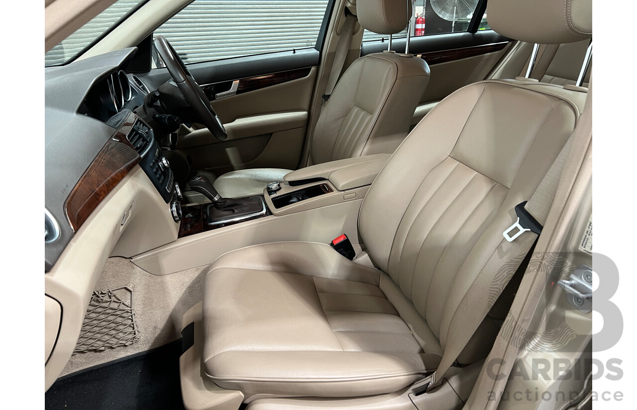 9/2011 Mercedes-Benz C250 CDI Elegance BE W204 MY11 4d Sedan Beige 2.1L Turbo Diesel