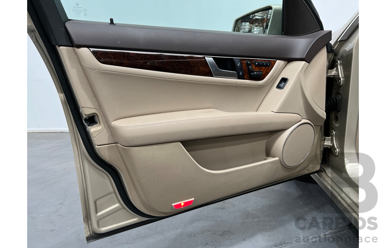 9/2011 Mercedes-Benz C250 CDI Elegance BE W204 MY11 4d Sedan Beige 2.1L Turbo Diesel