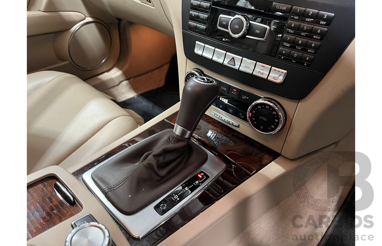 9/2011 Mercedes-Benz C250 CDI Elegance BE W204 MY11 4d Sedan Beige 2.1L Turbo Diesel