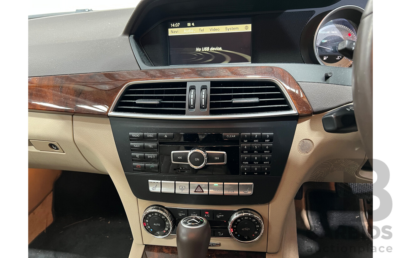 9/2011 Mercedes-Benz C250 CDI Elegance BE W204 MY11 4d Sedan Beige 2.1L Turbo Diesel