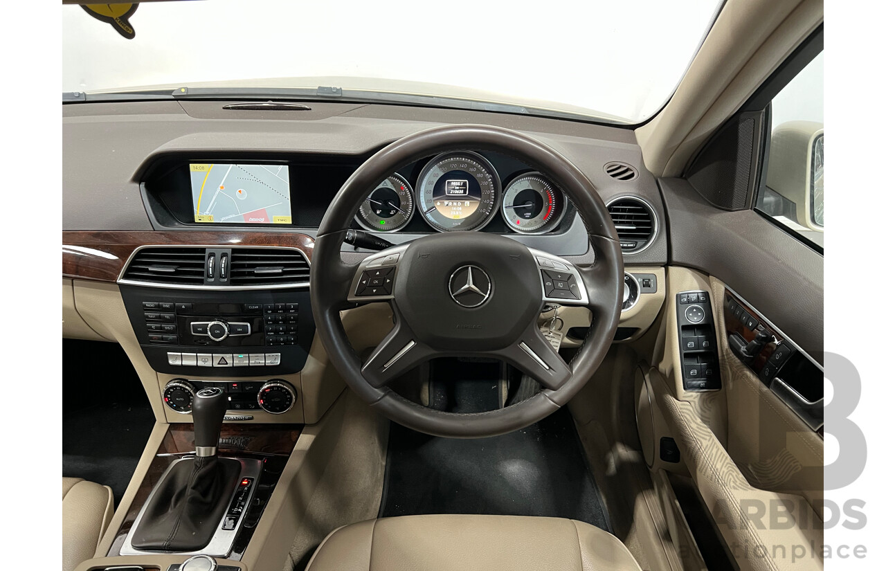 9/2011 Mercedes-Benz C250 CDI Elegance BE W204 MY11 4d Sedan Beige 2.1L Turbo Diesel
