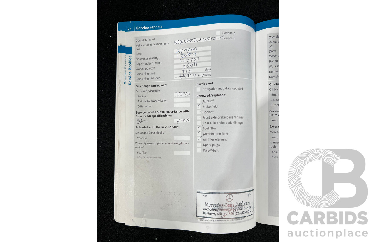 9/2011 Mercedes-Benz C250 CDI Elegance BE W204 MY11 4d Sedan Beige 2.1L Turbo Diesel