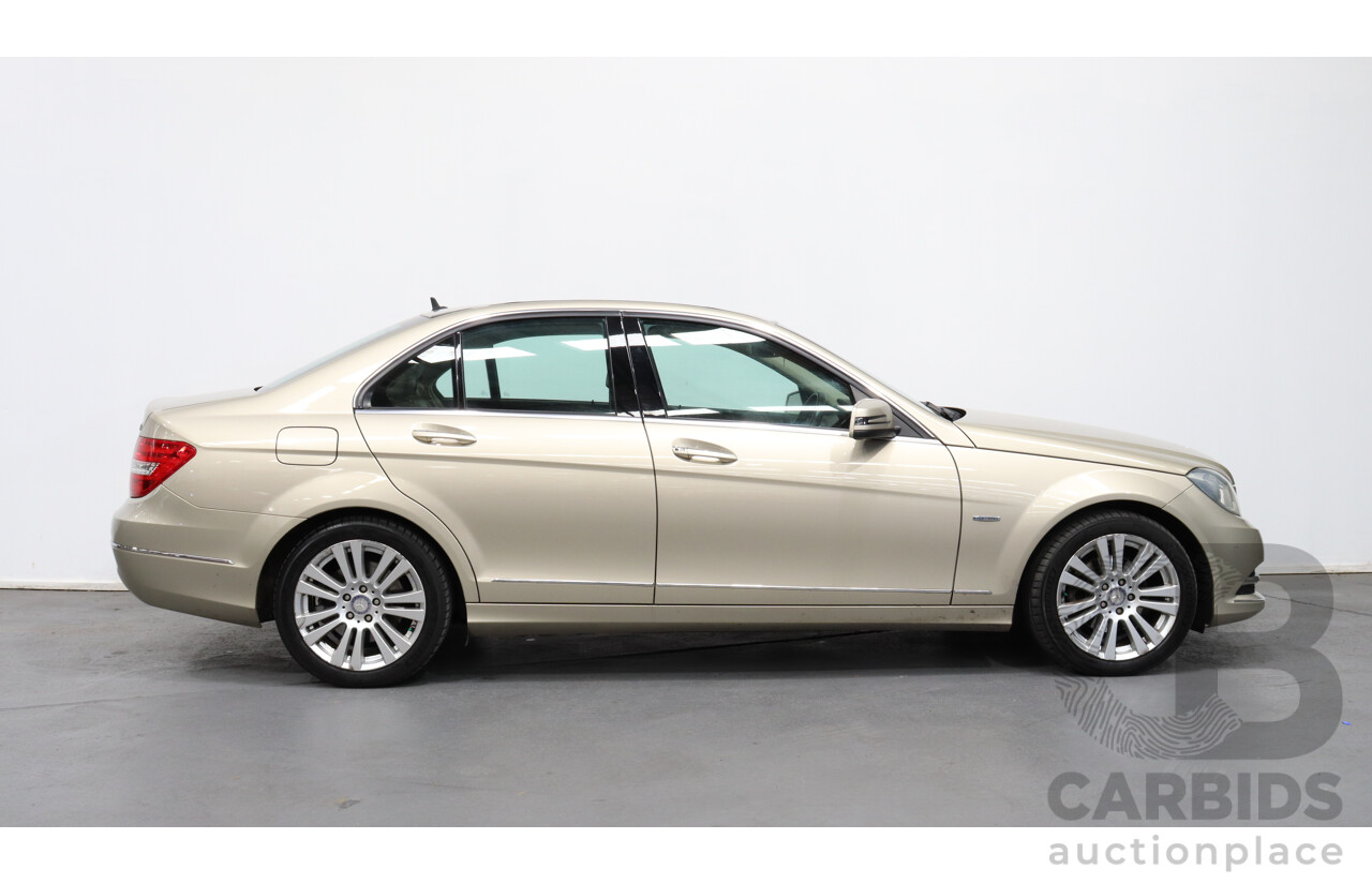 9/2011 Mercedes-Benz C250 CDI Elegance BE W204 MY11 4d Sedan Beige 2.1L Turbo Diesel