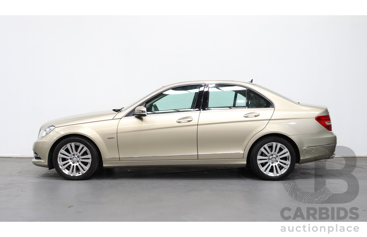 9/2011 Mercedes-Benz C250 CDI Elegance BE W204 MY11 4d Sedan Beige 2.1L Turbo Diesel
