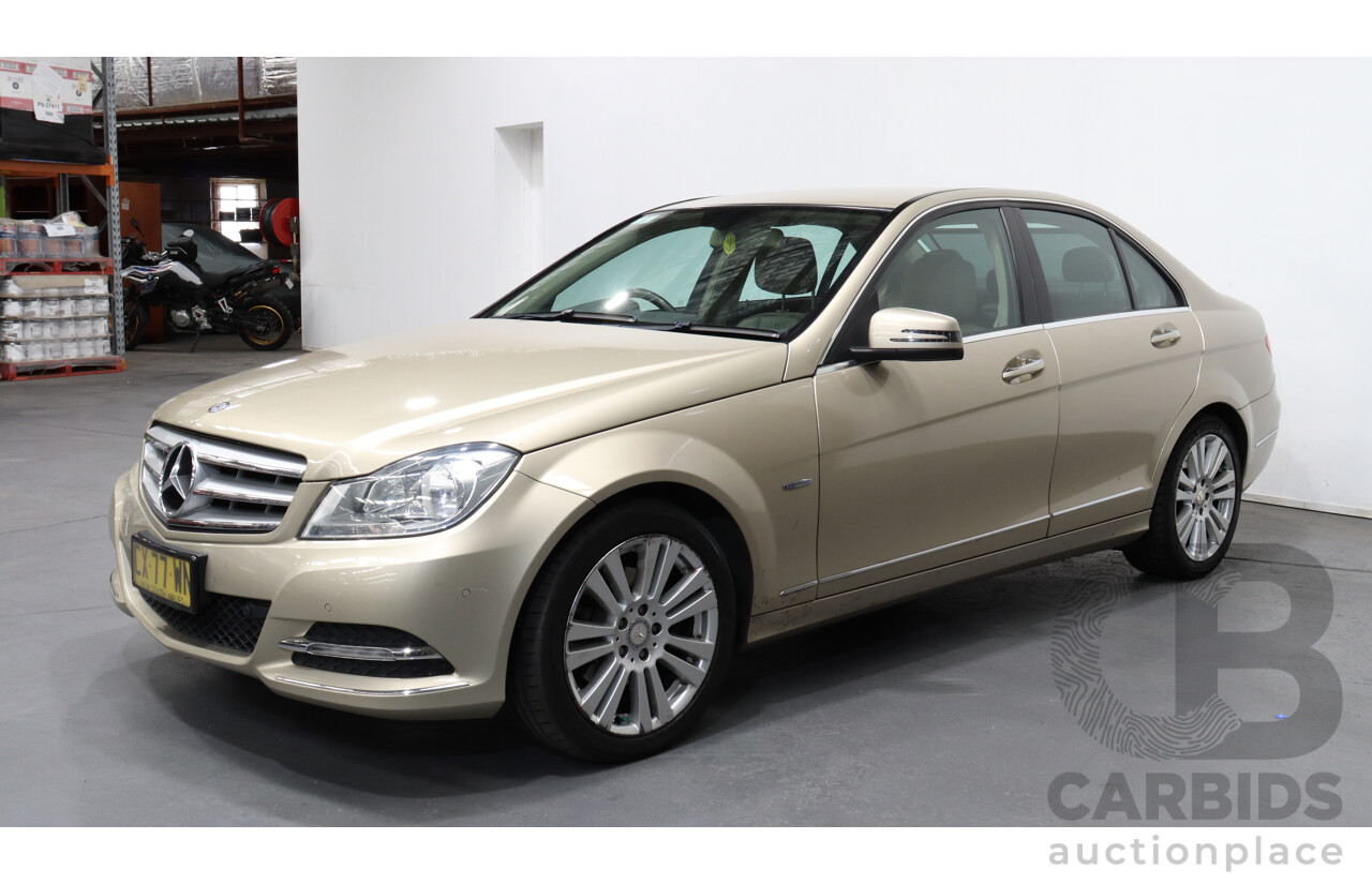 9/2011 Mercedes-Benz C250 CDI Elegance BE W204 MY11 4d Sedan Beige 2.1L Turbo Diesel