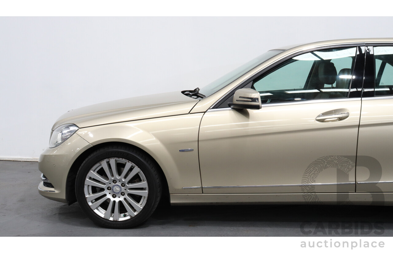 9/2011 Mercedes-Benz C250 CDI Elegance BE W204 MY11 4d Sedan Beige 2.1L Turbo Diesel