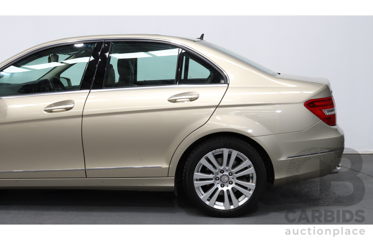 9/2011 Mercedes-Benz C250 CDI Elegance BE W204 MY11 4d Sedan Beige 2.1L Turbo Diesel