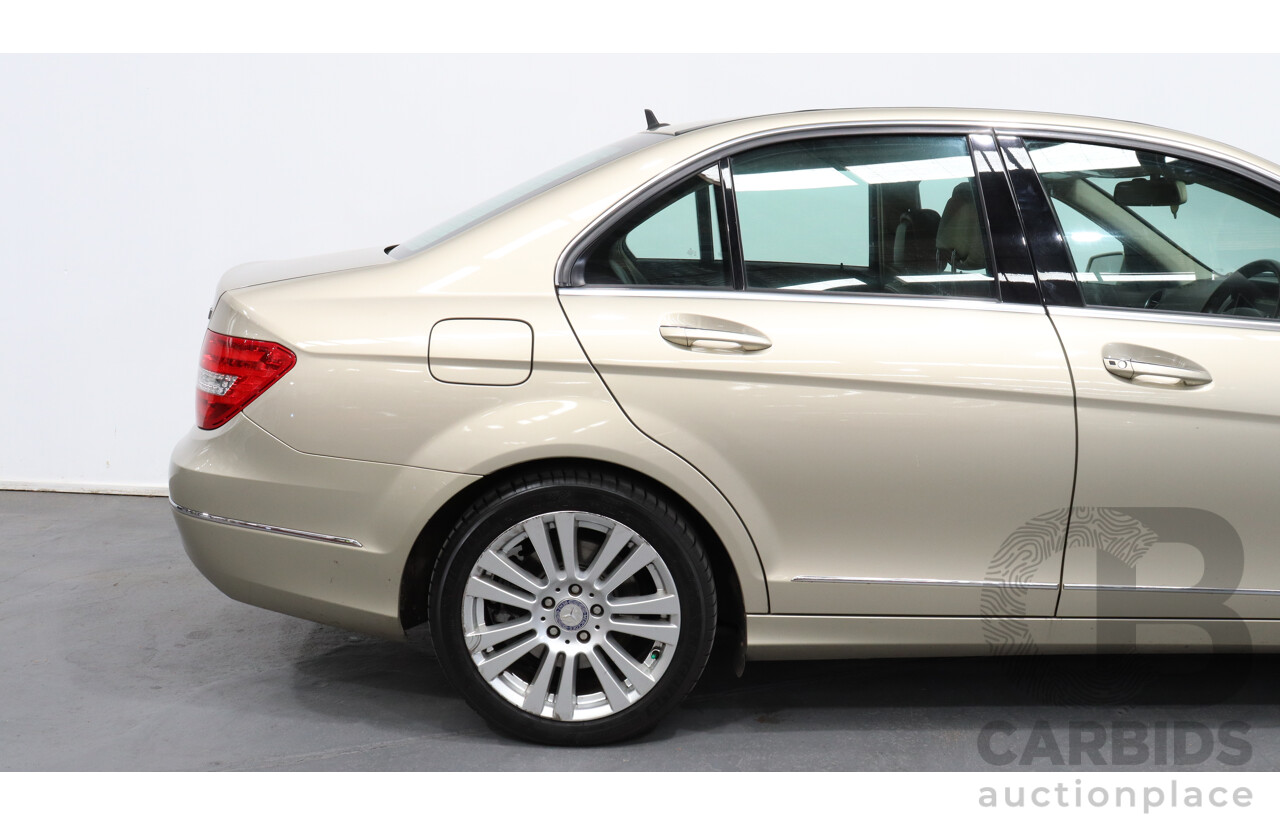 9/2011 Mercedes-Benz C250 CDI Elegance BE W204 MY11 4d Sedan Beige 2.1L Turbo Diesel