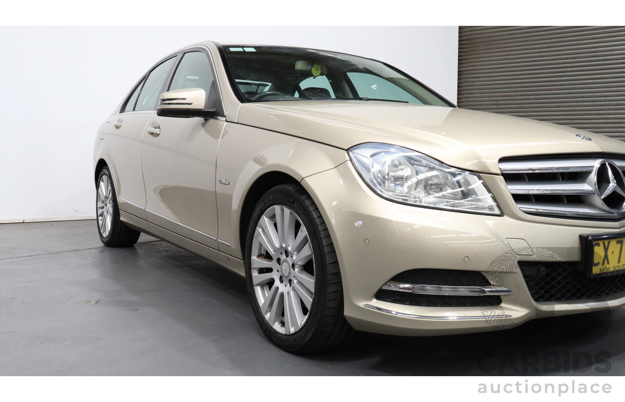 9/2011 Mercedes-Benz C250 CDI Elegance BE W204 MY11 4d Sedan Beige 2.1L Turbo Diesel