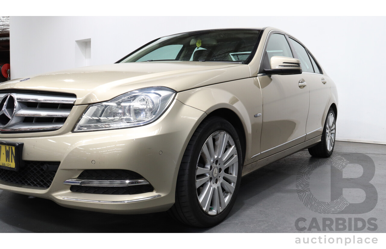 9/2011 Mercedes-Benz C250 CDI Elegance BE W204 MY11 4d Sedan Beige 2.1L Turbo Diesel