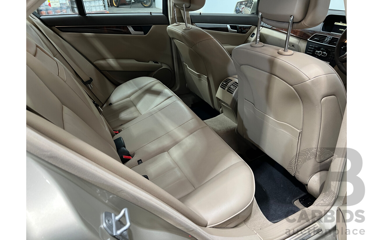 9/2011 Mercedes-Benz C250 CDI Elegance BE W204 MY11 4d Sedan Beige 2.1L Turbo Diesel