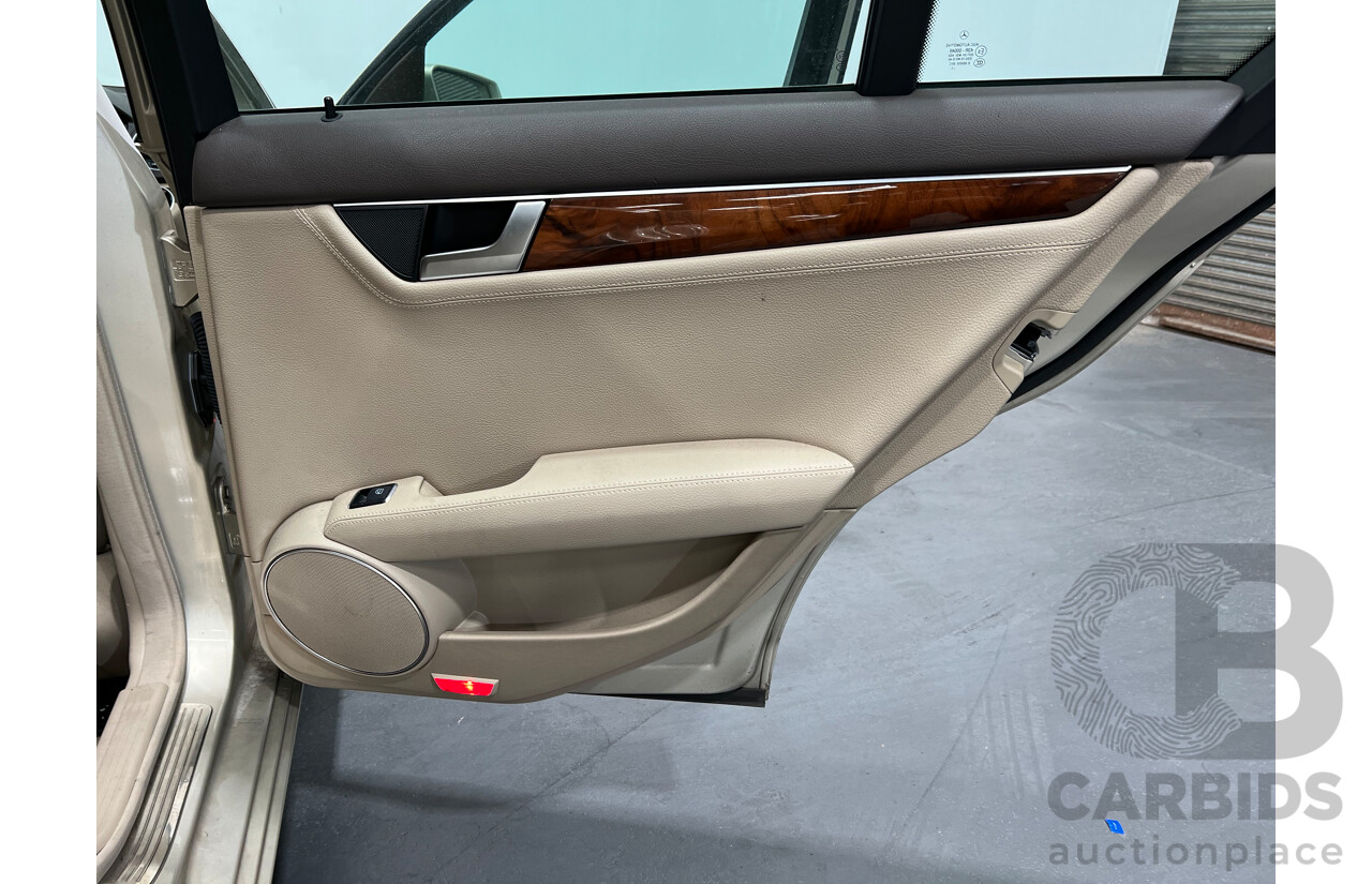 9/2011 Mercedes-Benz C250 CDI Elegance BE W204 MY11 4d Sedan Beige 2.1L Turbo Diesel