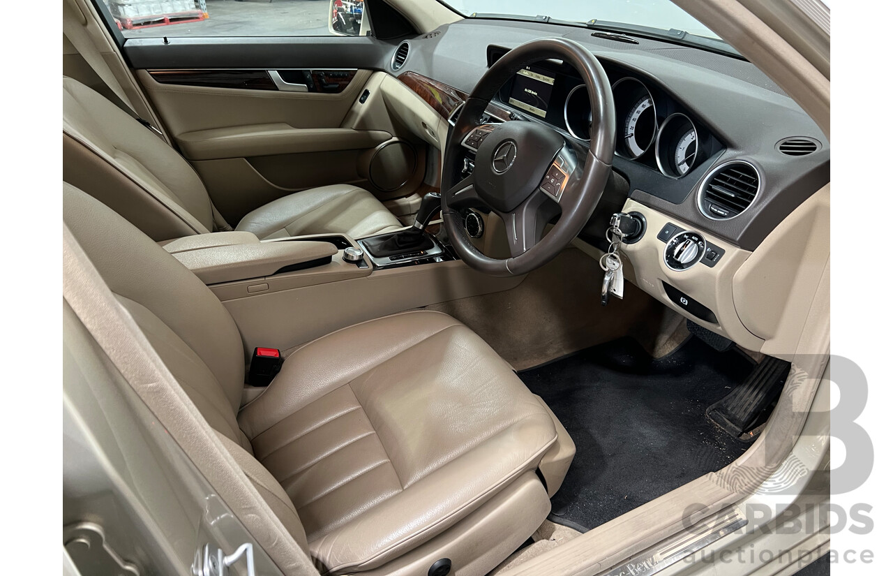 9/2011 Mercedes-Benz C250 CDI Elegance BE W204 MY11 4d Sedan Beige 2.1L Turbo Diesel