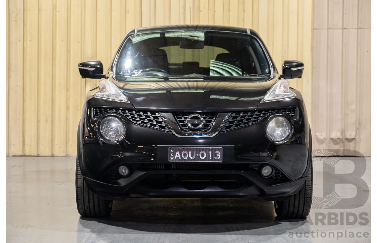 6/2015 Nissan Juke Ti-S (AWD) F15 SERIES 2 4d Wagon Black 1.6L Turbo