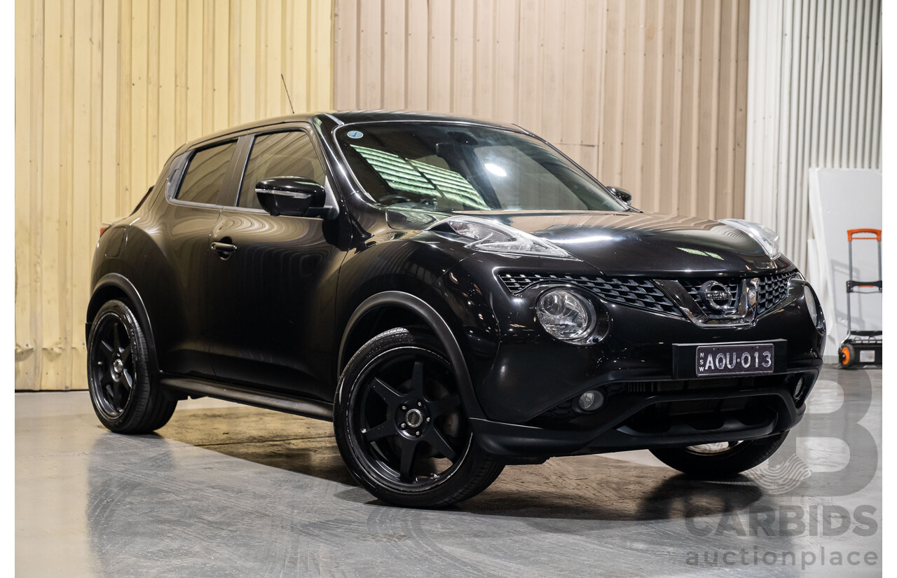 6/2015 Nissan Juke Ti-S (AWD) F15 SERIES 2 4d Wagon Black 1.6L Turbo