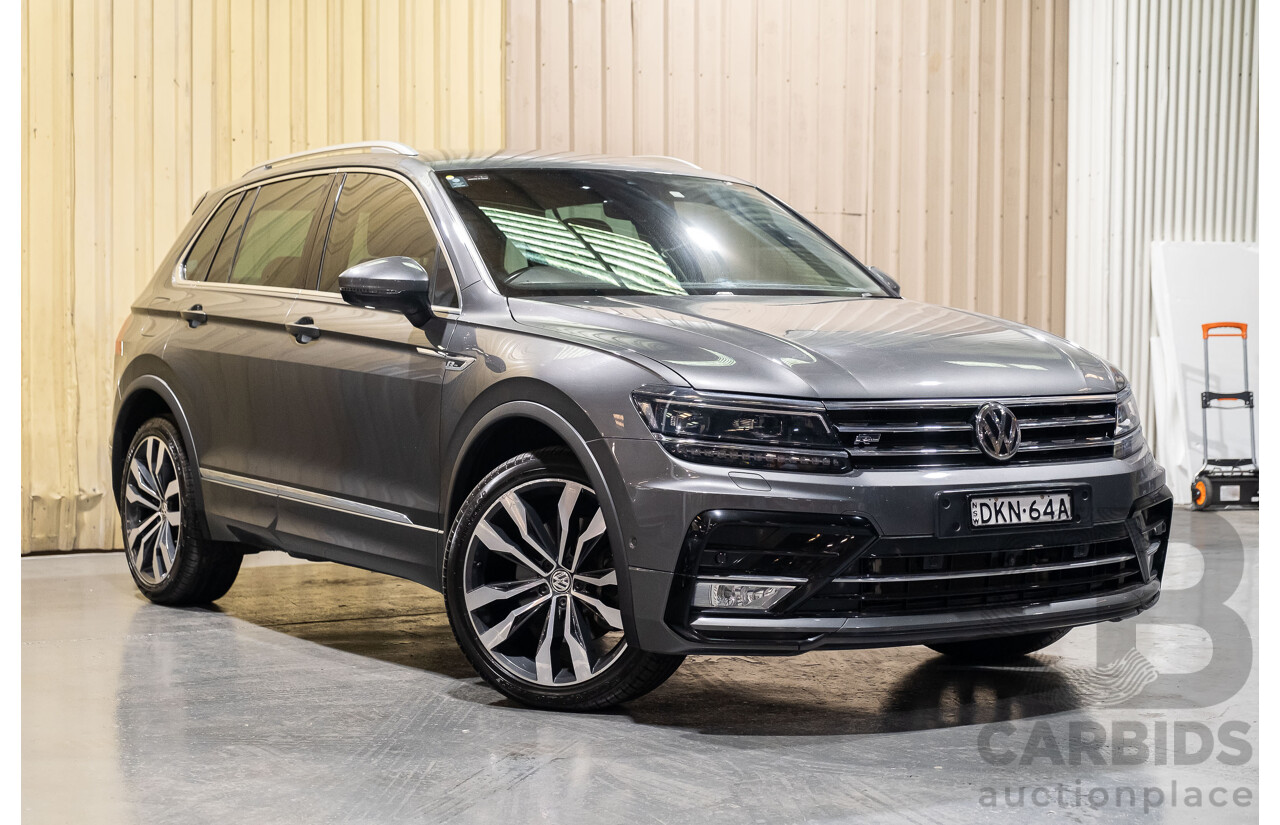 11/2016 Volkswagen Tiguan 140 TDI Highline R-Line Pack (4x4) 4Motion 4d Wagon Metallic Grey 2.0L Turbo Diesel