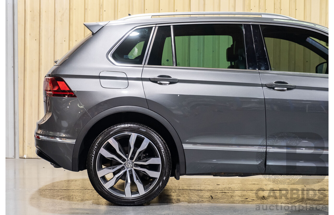 11/2016 Volkswagen Tiguan 140 TDI Highline R-Line Pack (4x4) 4Motion 4d Wagon Metallic Grey 2.0L Turbo Diesel