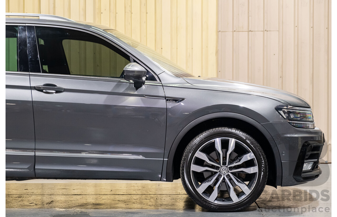 11/2016 Volkswagen Tiguan 140 TDI Highline R-Line Pack (4x4) 4Motion 4d Wagon Metallic Grey 2.0L Turbo Diesel