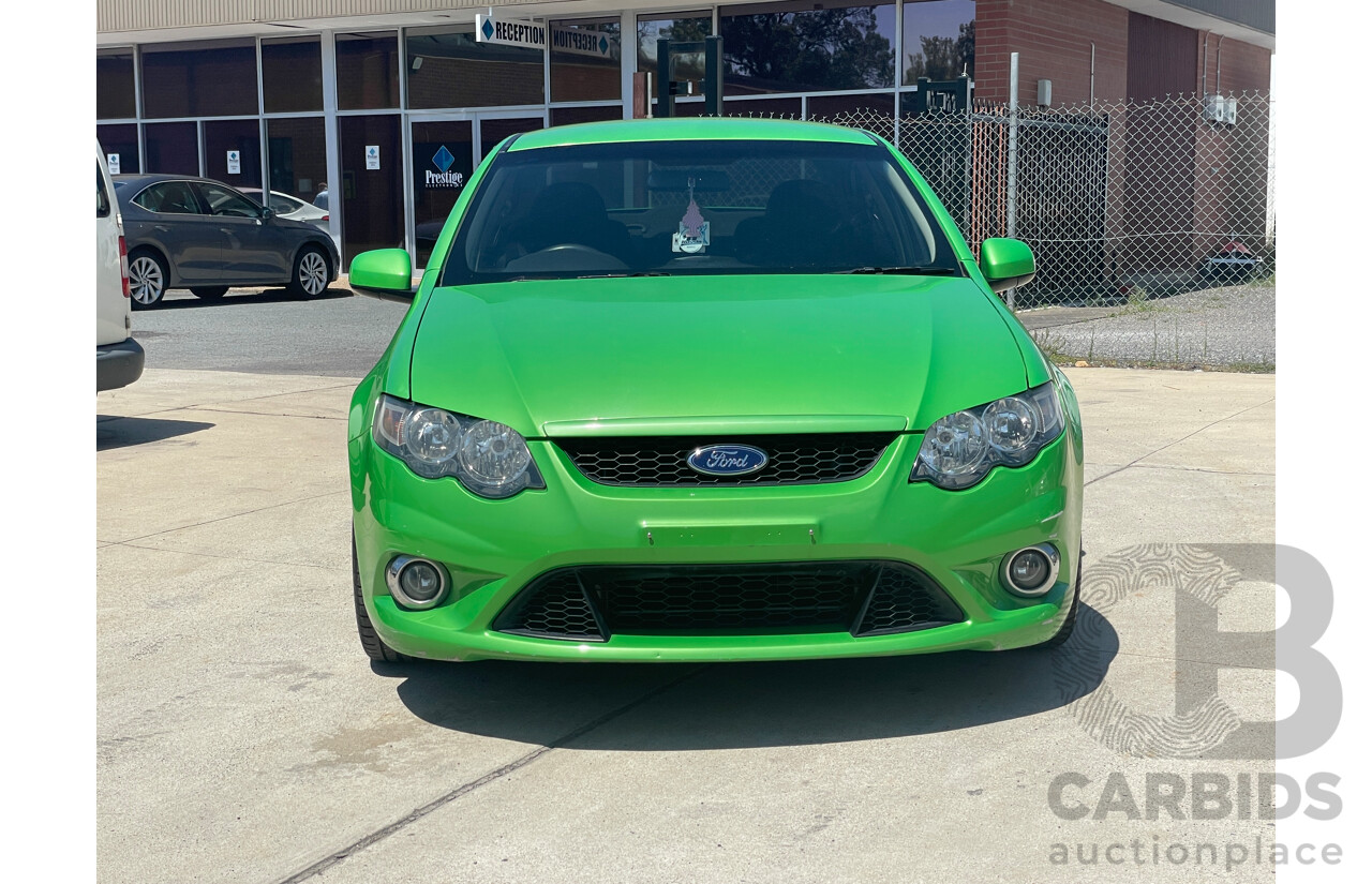 7/2008 Ford Falcon XR6 FG 4d Sedan Green 4.0L