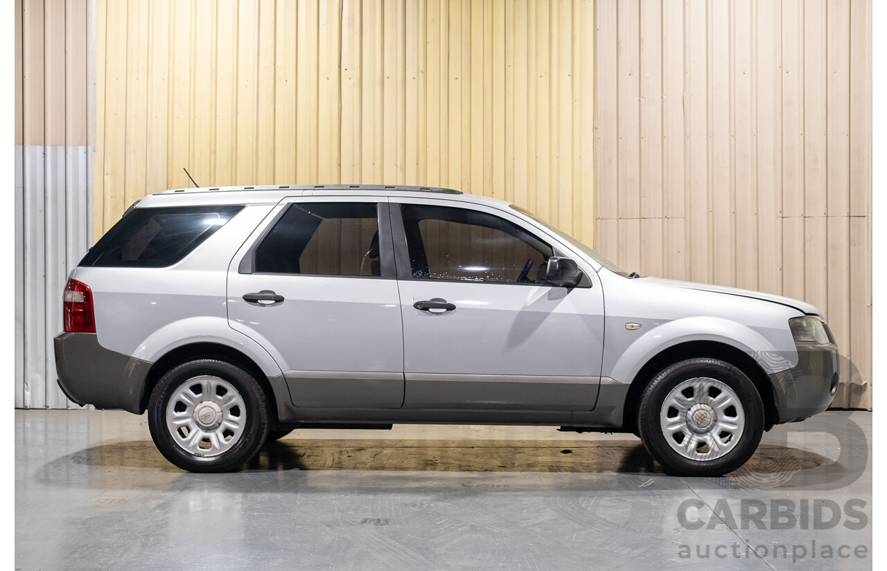 2/2005 Ford Territory TX (RWD) SX 4d Wagon Silver 4.0L - 7 Seater