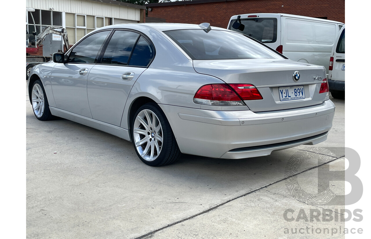 10/2006 BMW 740i E65 4d Sedan Silver 4.0L