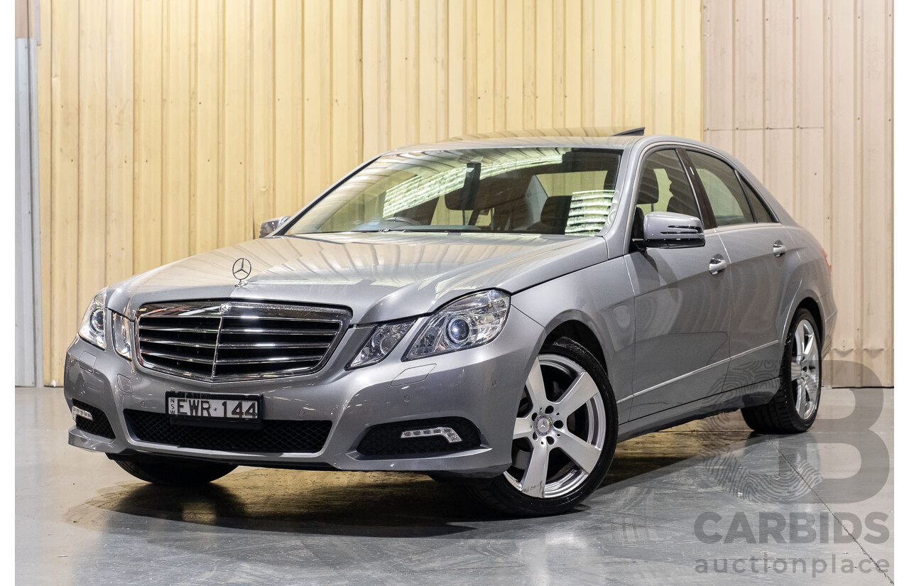 12/2009 Mercedes-Benz E350 Avantgarde W212 4d Sedan Palladium Silver Metallic 3.5L V6