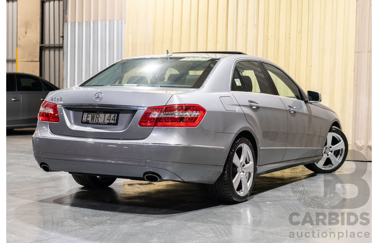 12/2009 Mercedes-Benz E350 Avantgarde W212 4d Sedan Palladium Silver Metallic 3.5L V6