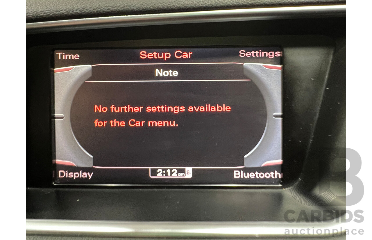 1/2011 Audi Q5 3.0 TDI Quattro 8R MY11 4d Wagon Black 3.0L Turbo Diesel