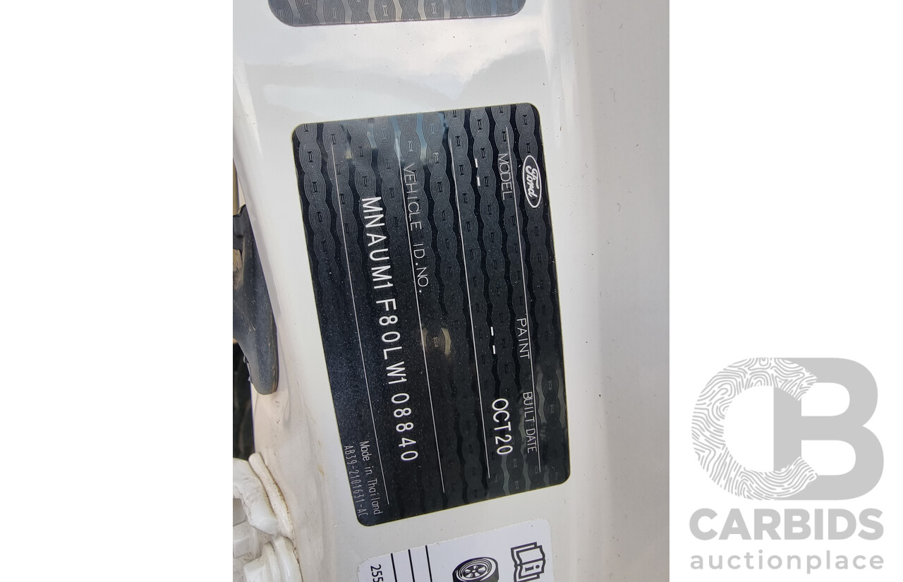 11/2020 Ford Ranger XL 2.2 Hi-Rider (4x2) PX Super C/Chas White 2.2L