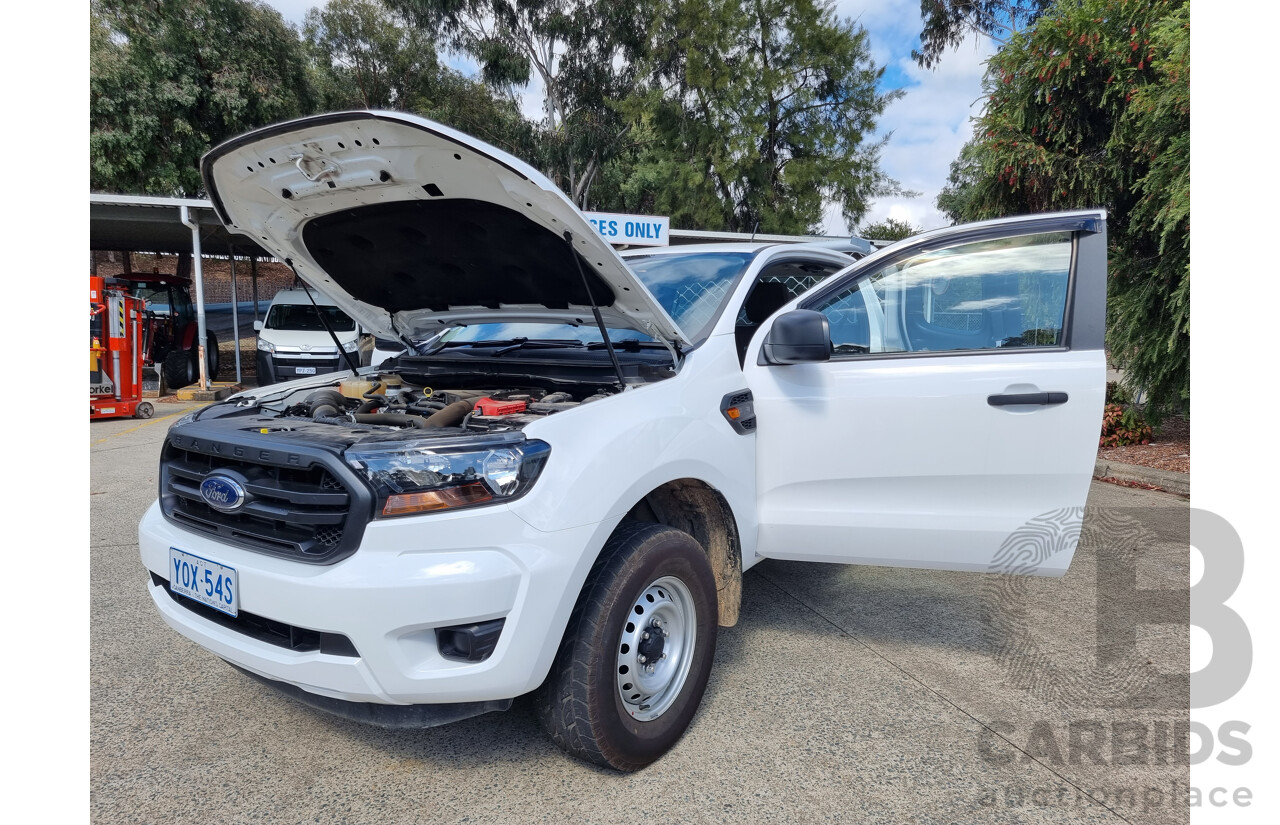 11/2020 Ford Ranger XL 2.2 Hi-Rider (4x2) PX Super C/Chas White 2.2L