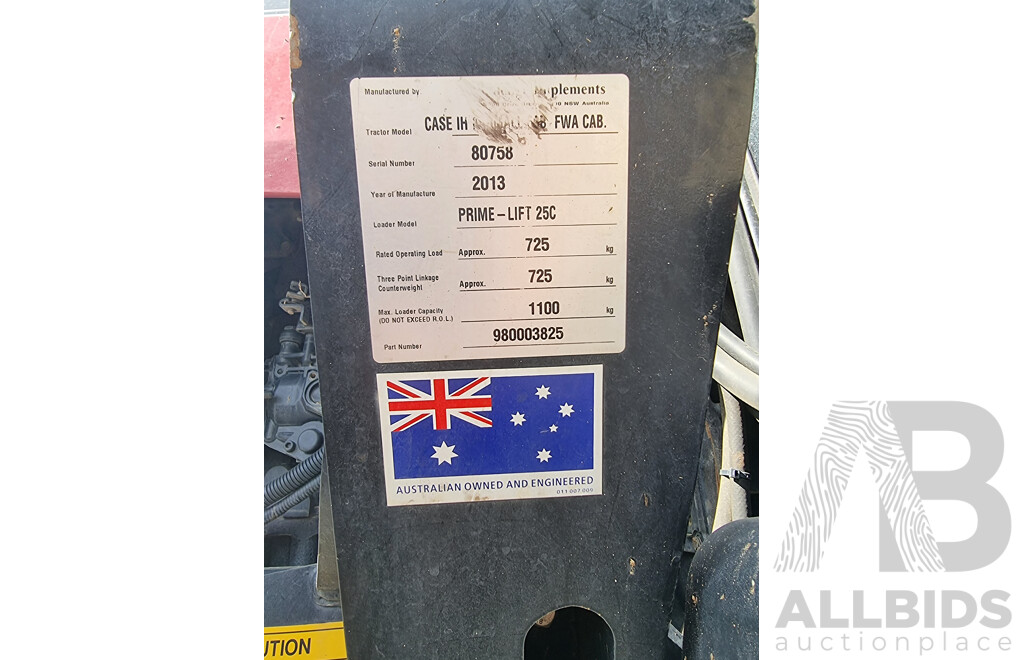 2013 Case IH Farmall 60B Tractor