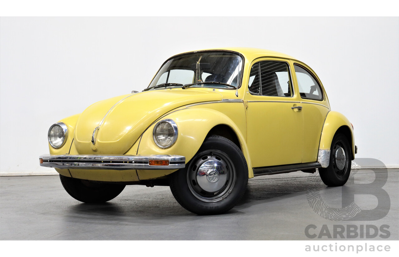 7/1975 Volkswagen Beetle 1600 L 2 d Sedan Yellow 1.6L