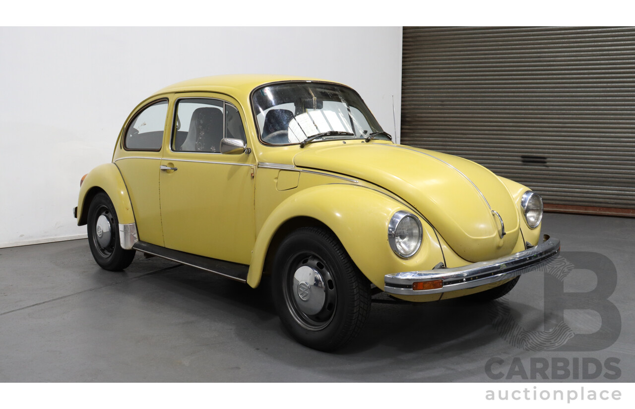 7/1975 Volkswagen Beetle 1600 L 2 d Sedan Yellow 1.6L