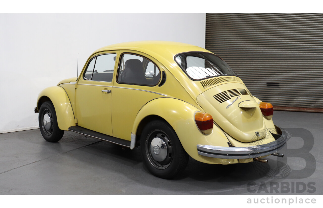 7/1975 Volkswagen Beetle 1600 L 2 d Sedan Yellow 1.6L