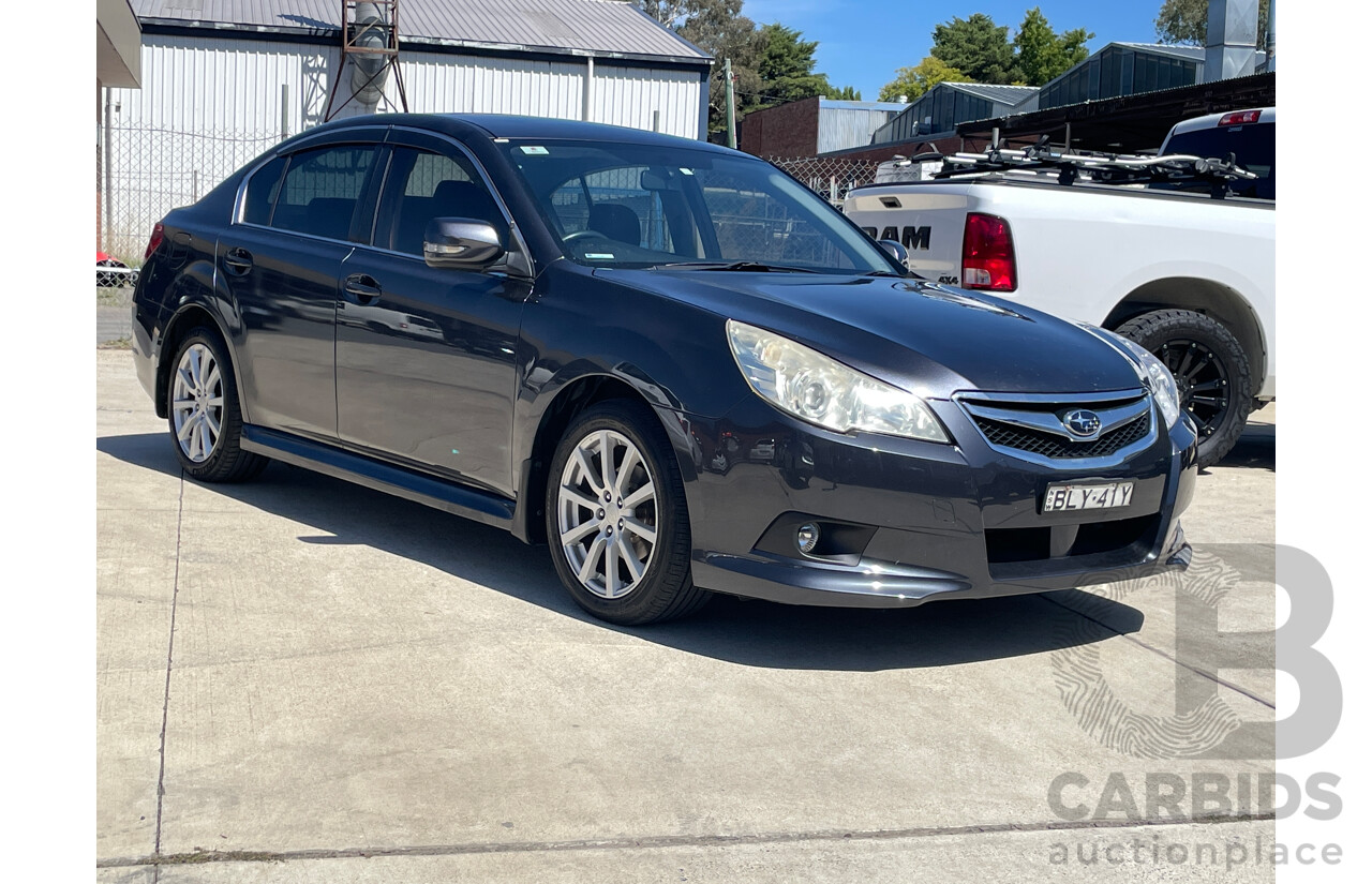 1/2010 Subaru Liberty 2.5i Premium MY10 4d Sedan Grey 2.5L