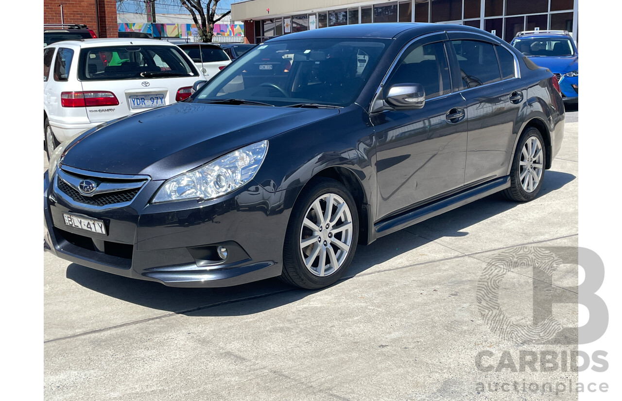1/2010 Subaru Liberty 2.5i Premium MY10 4d Sedan Grey 2.5L