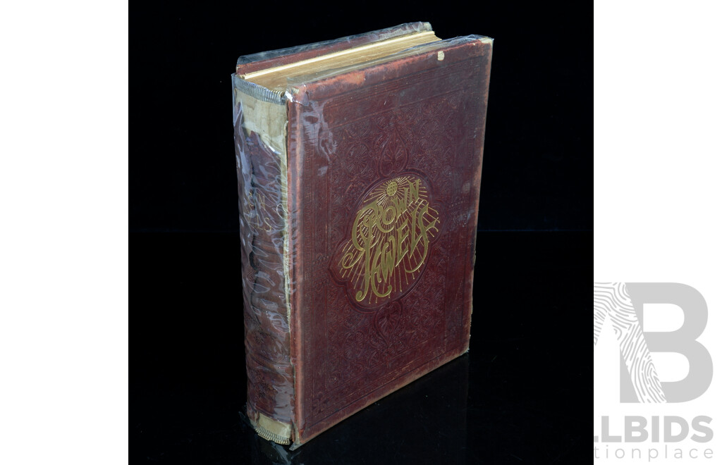 Antique Edition the Crown Jewels or Gems of Literature , Art & Music, 1888, Hardcover