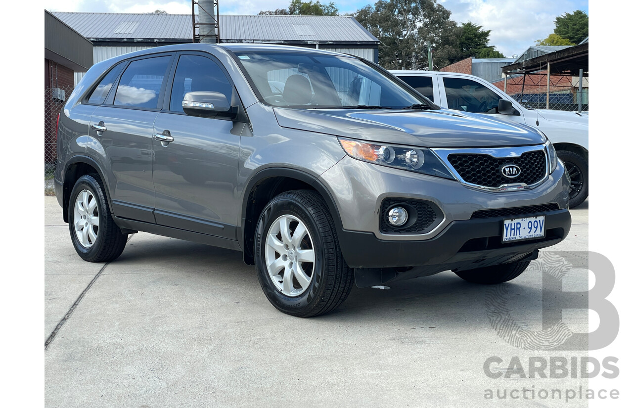 9/2011 Kia Sorento Si (4x2) XM MY12 4d Wagon Silver 3.5L