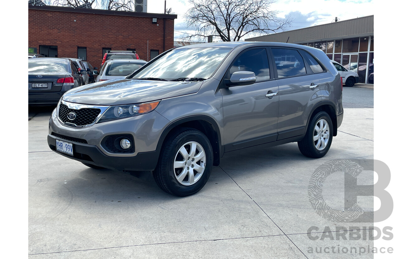 9/2011 Kia Sorento Si (4x2) XM MY12 4d Wagon Silver 3.5L