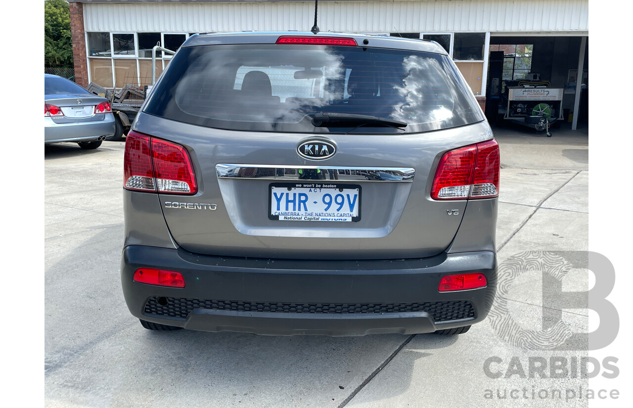 9/2011 Kia Sorento Si (4x2) XM MY12 4d Wagon Silver 3.5L
