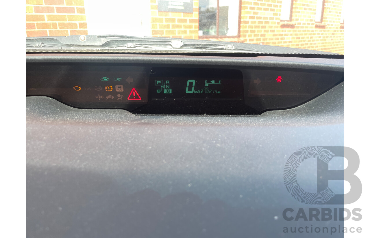 2/2007 Toyota Prius Hybrid NHW20R MY06 UPGRADE 5d Hatchback Silver 1.5L