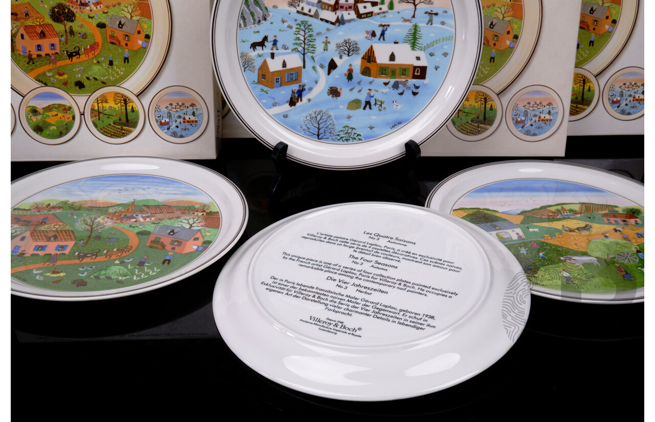 Villeroy&Boch Les Quatre Saisons 皿 4枚セット Collection Four Villeroy Boch, - Lot 1476940 | ALLBIDS