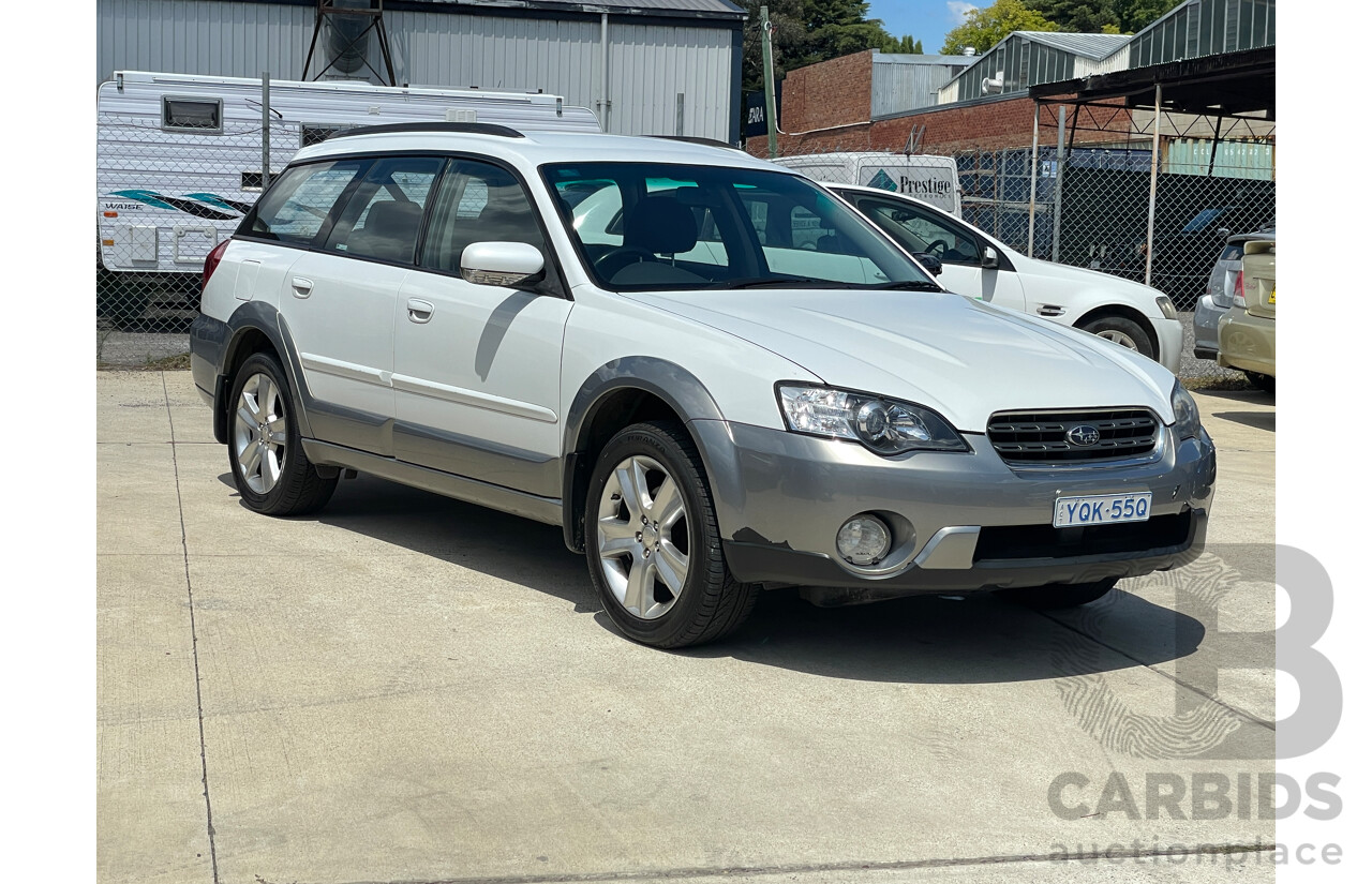 5/2006 Subaru Outback 3.0R MY06 4d Wagon White 3.0L