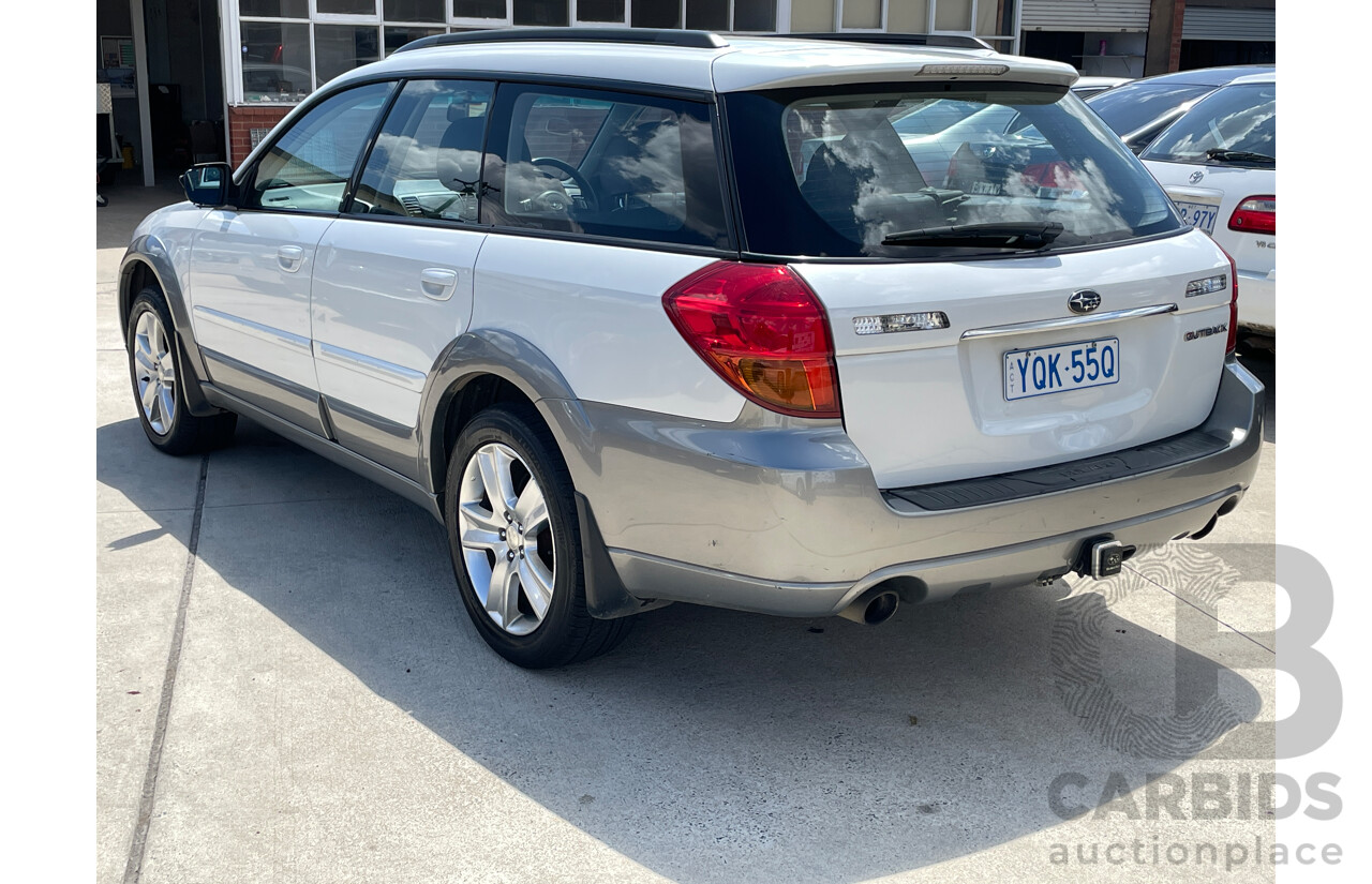 5/2006 Subaru Outback 3.0R MY06 4d Wagon White 3.0L