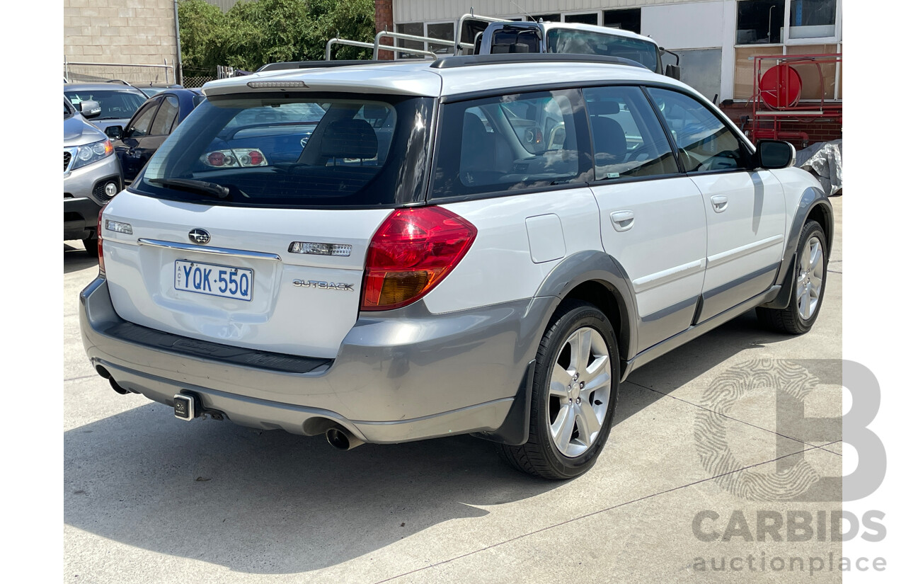 5/2006 Subaru Outback 3.0R MY06 4d Wagon White 3.0L