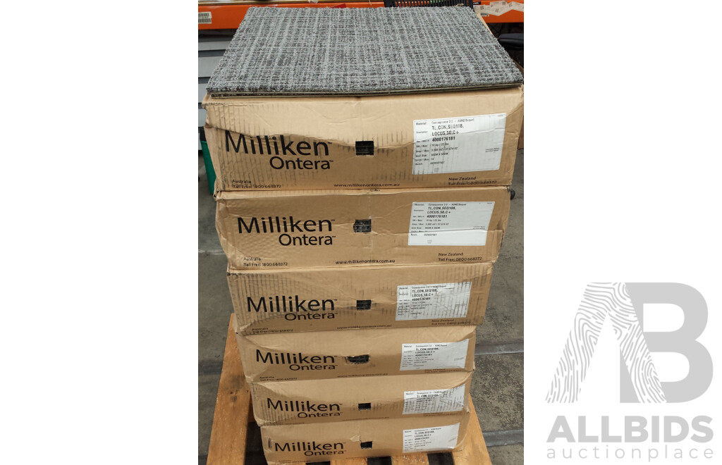 Milliken Ontera Carpet Tiles - 21 Square Meters