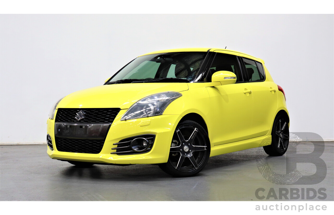 5/2012 Suzuki Swift Sport FZ 5d Hatchback Yellow 1.6L