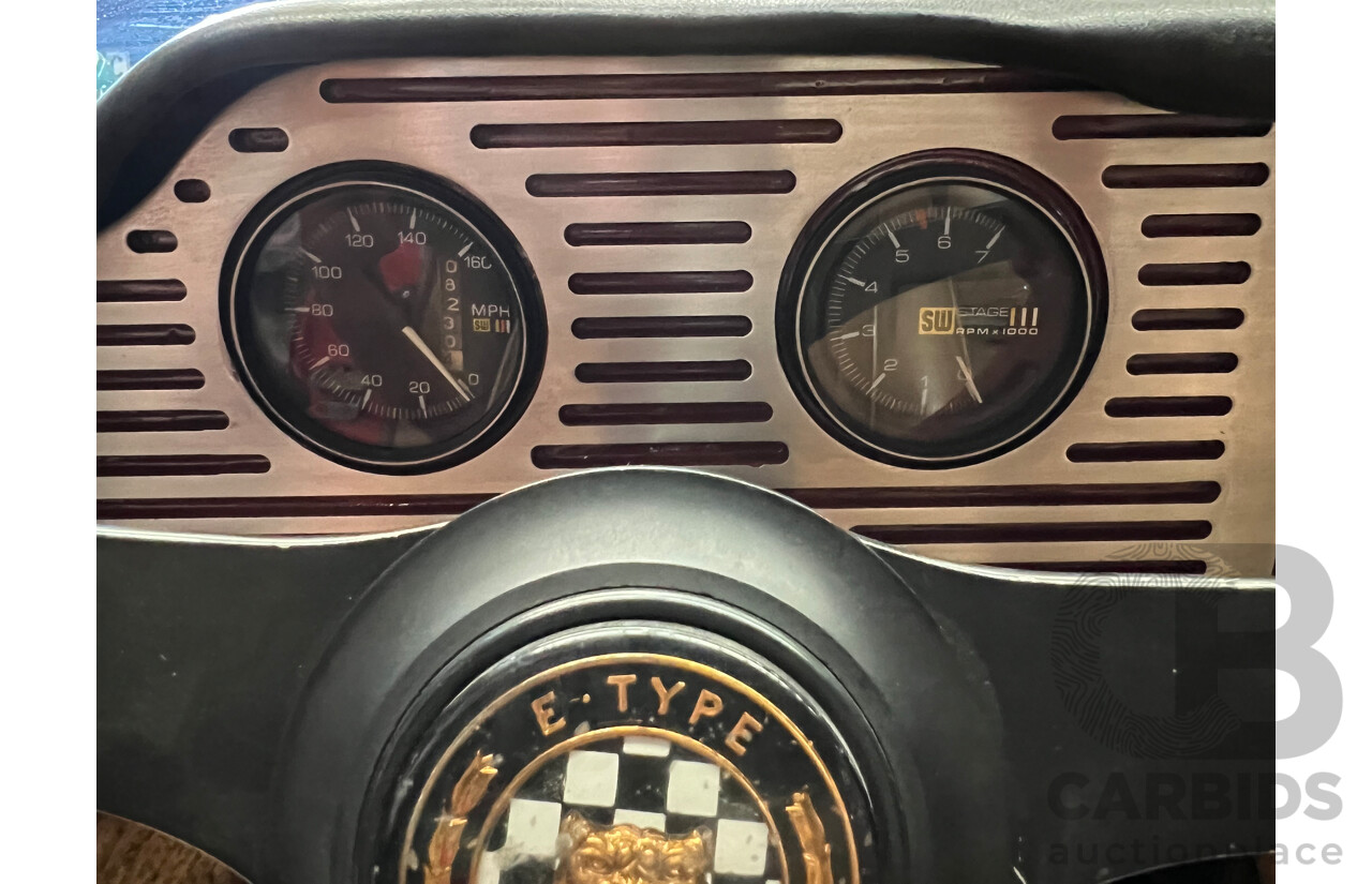 1/1969 Jaguar XKE E Type 2d Coupe Red 289ci V8