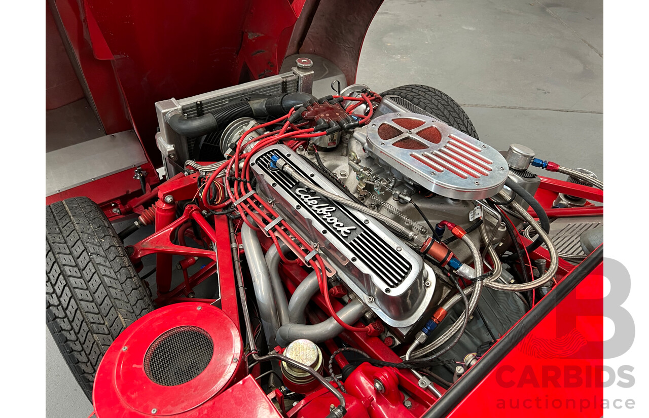 1/1969 Jaguar XKE E Type 2d Coupe Red 289ci V8