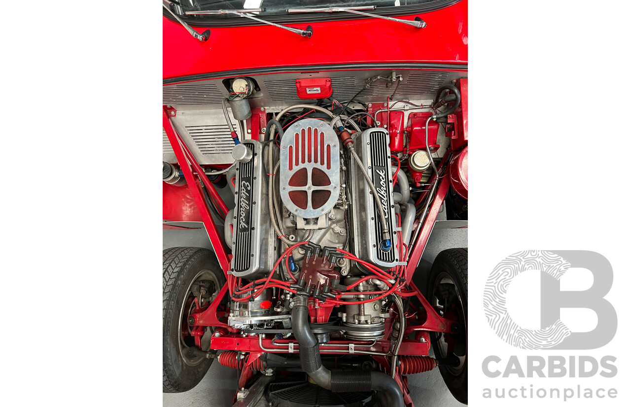 1/1969 Jaguar XKE E Type 2d Coupe Red 289ci V8